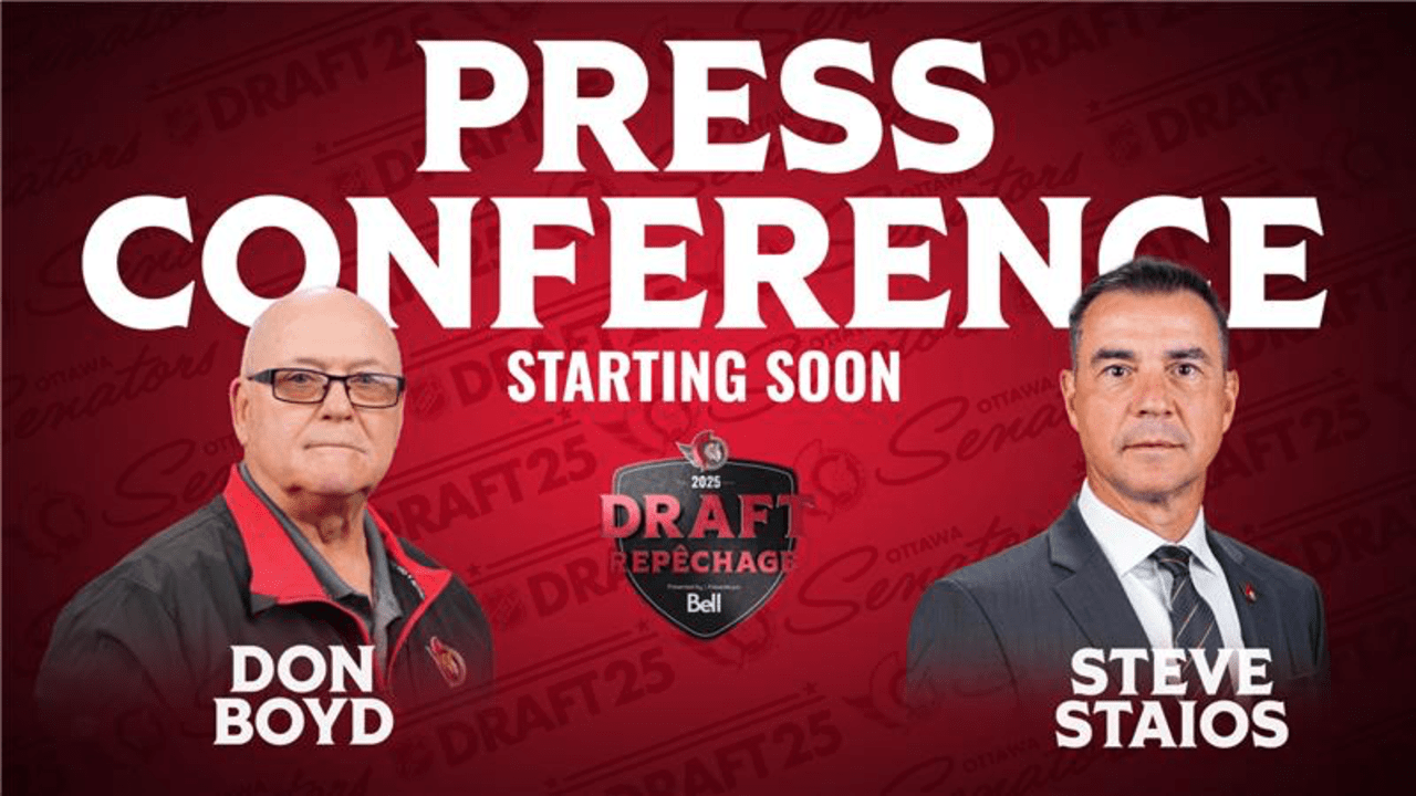 2025 NHL Draft Press Conference | Ottawa Senators