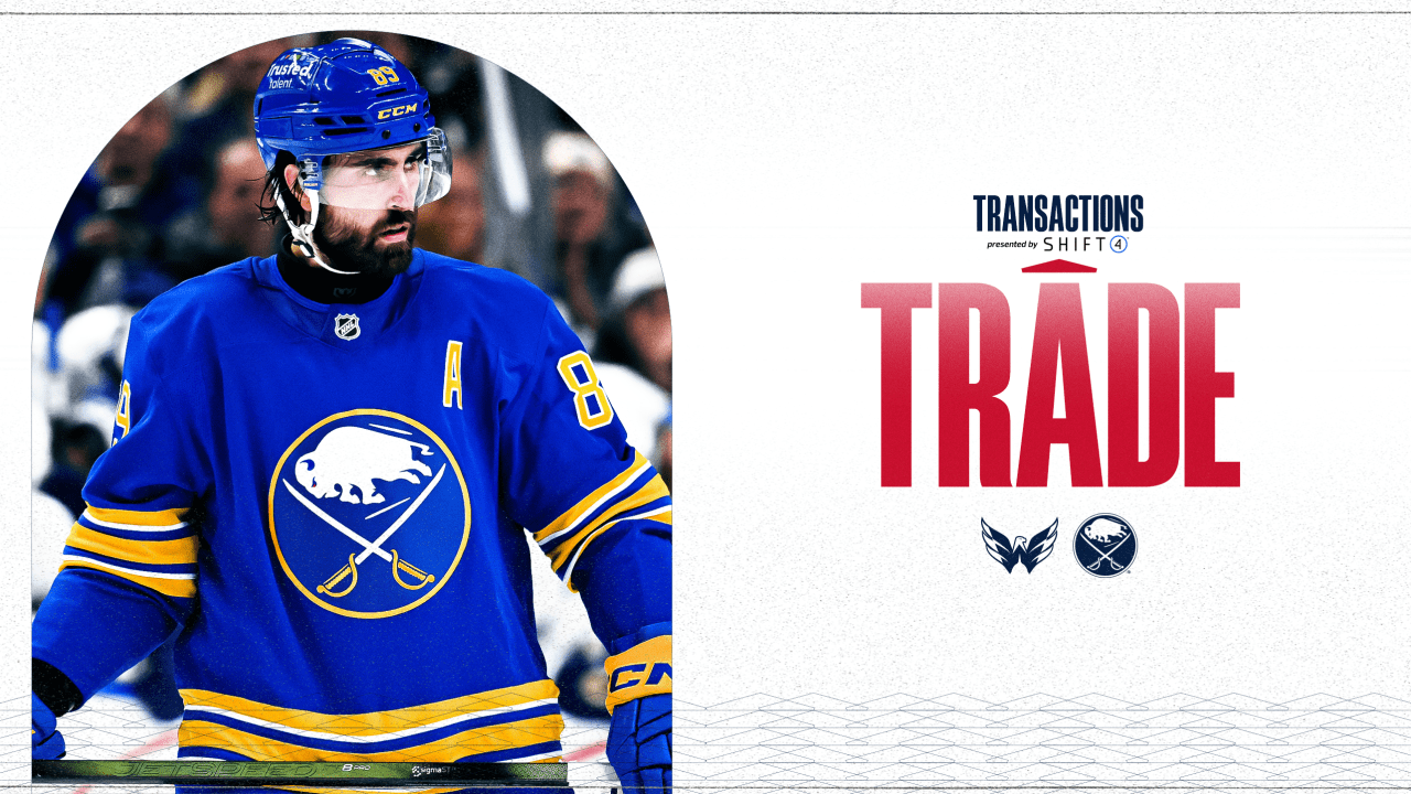 Capitals Acquire Alex Tuch from the Buffalo Sabres
