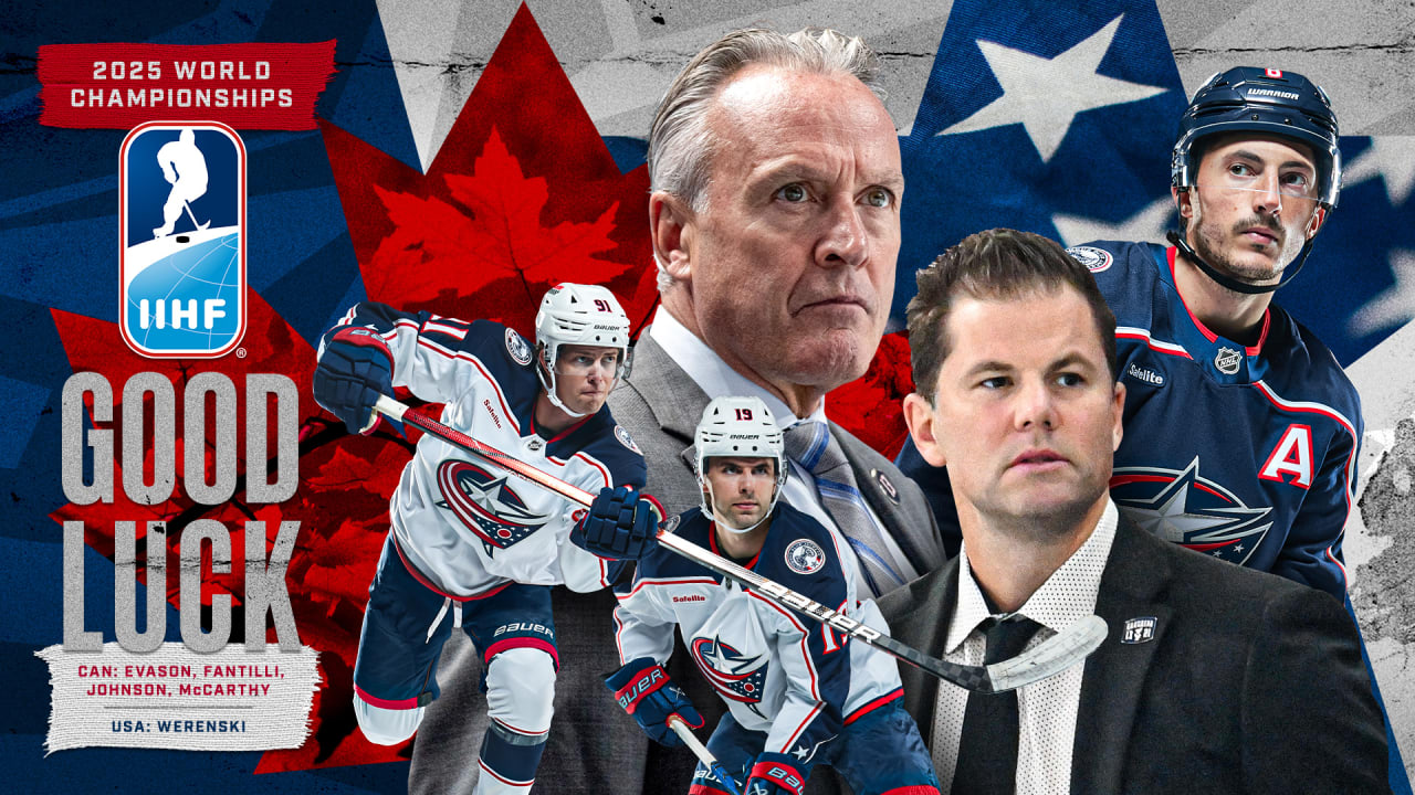 Six members of Blue Jackets organization set to compete at 2025 IIHF World Championships | Columbus Blue Jackets
