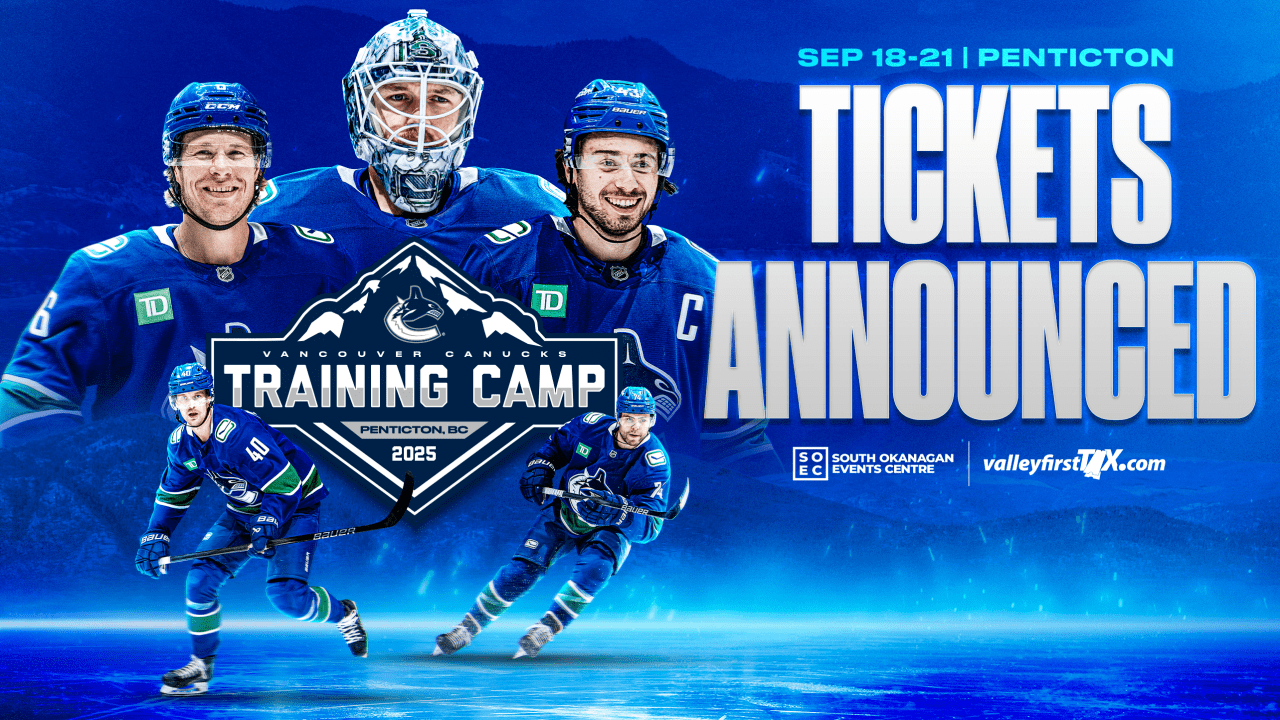 VANCOUVER CANUCKS ANNOUNCE TRAINING CAMP TICKETS ON SALE SEPTEMBER 9 | Vancouver Canucks
