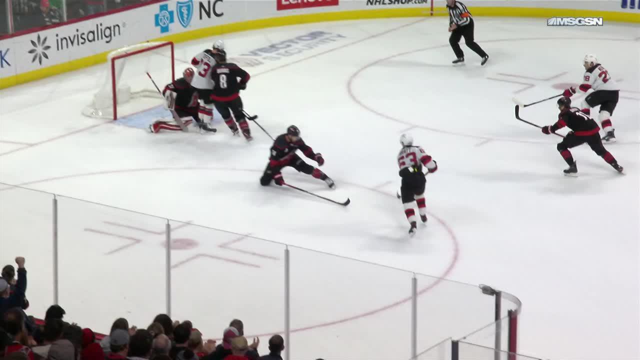 NJD@CAR: Bratt scores goal against Carolina Hurricanes | New Jersey Devils