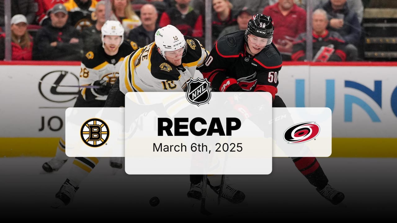 BOS at CAR | Recap | NHL.com