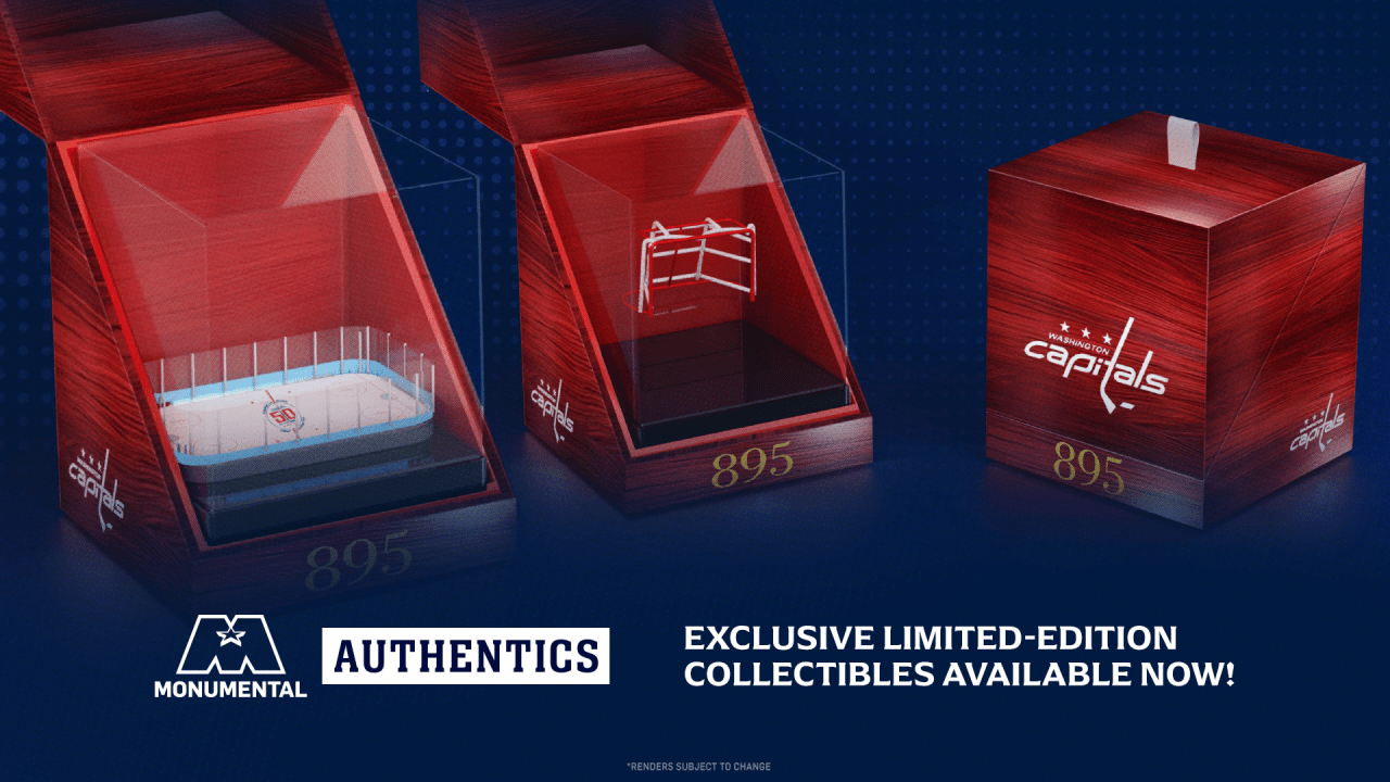 Washington Capitals Debut Four Collectible Pieces Surrounding Alex Ovechkin’s 895th Career Goal | Washington Capitals
