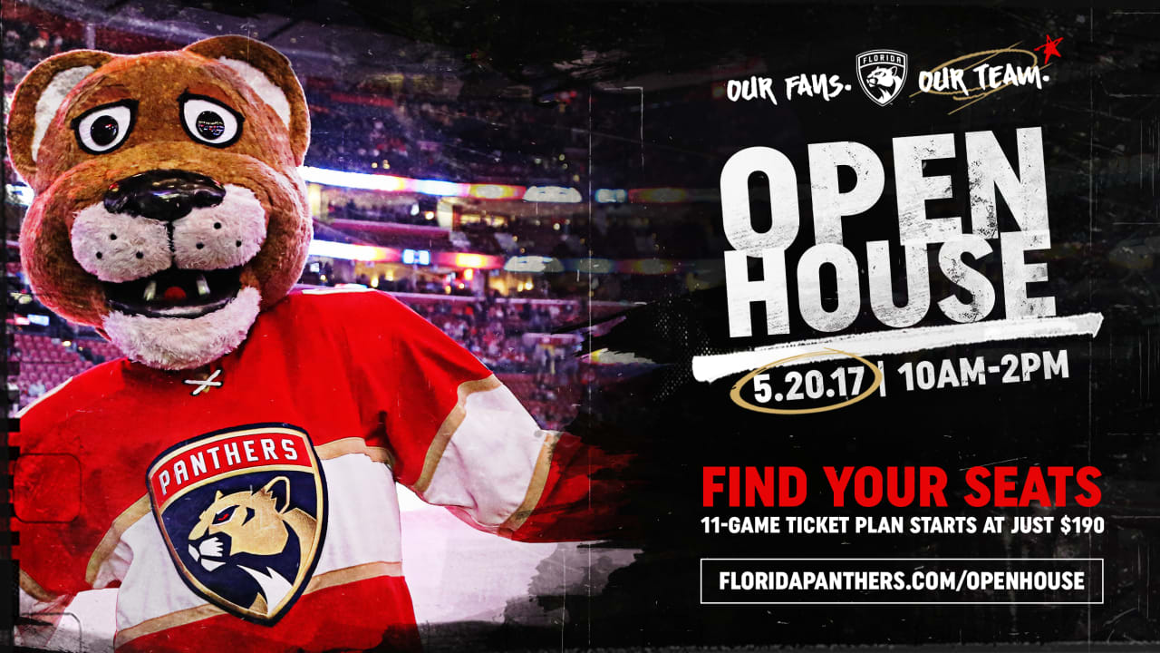 Panthers to Host Open House on Saturday May 20 at the BB&T Center