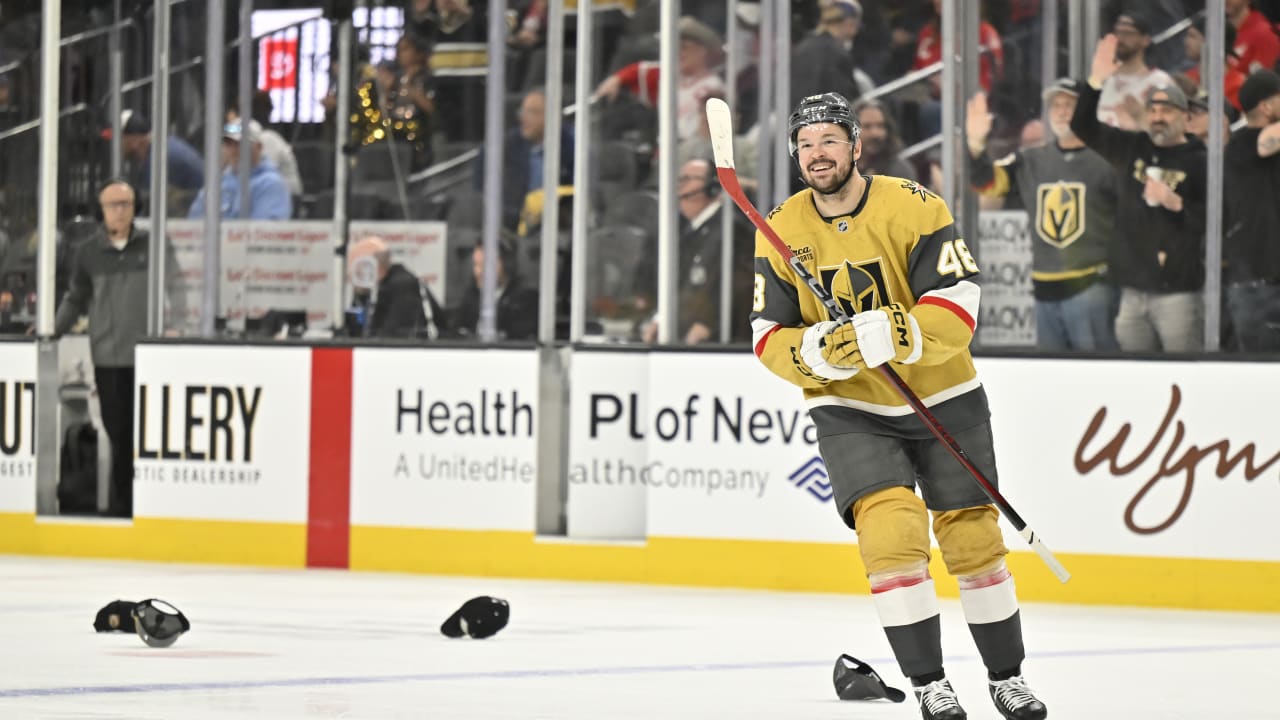 Tomas Hertl Shines with Hat Trick as Golden Knights Triumph Over Red Wings