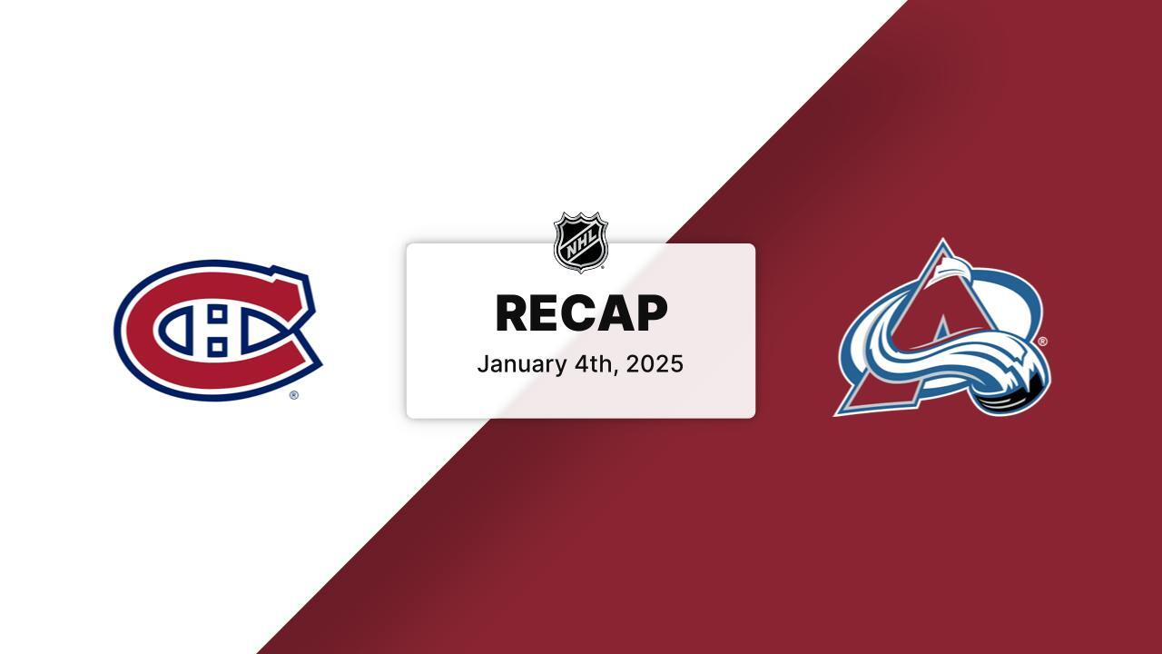 MTL at COL | Recap | Montréal Canadiens