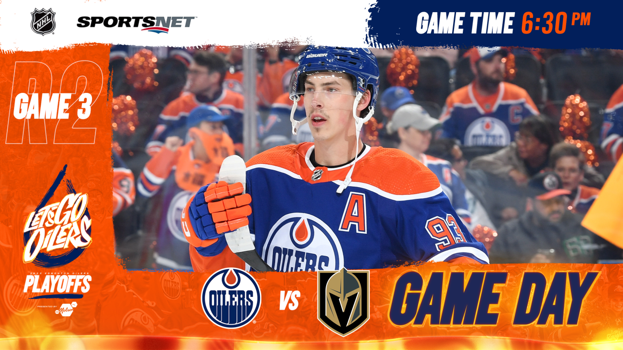 Oilers-Knights the lone NHL playoff game on Saturday night