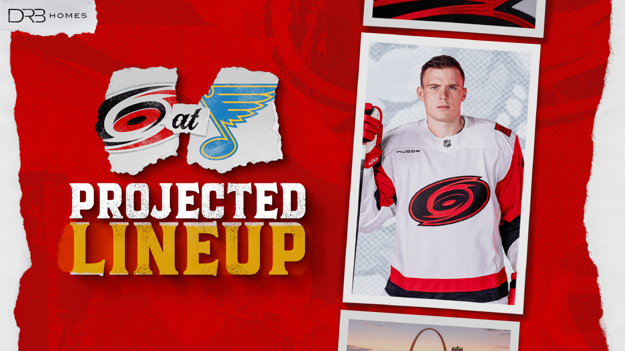 Projected Lineup: January 13 at St. Louis