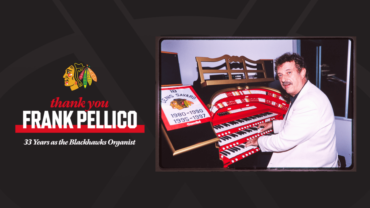 NEWS: Blackhawks Honor Longtime Organist Frank Pellico in Final Game | Chicago Blackhawks