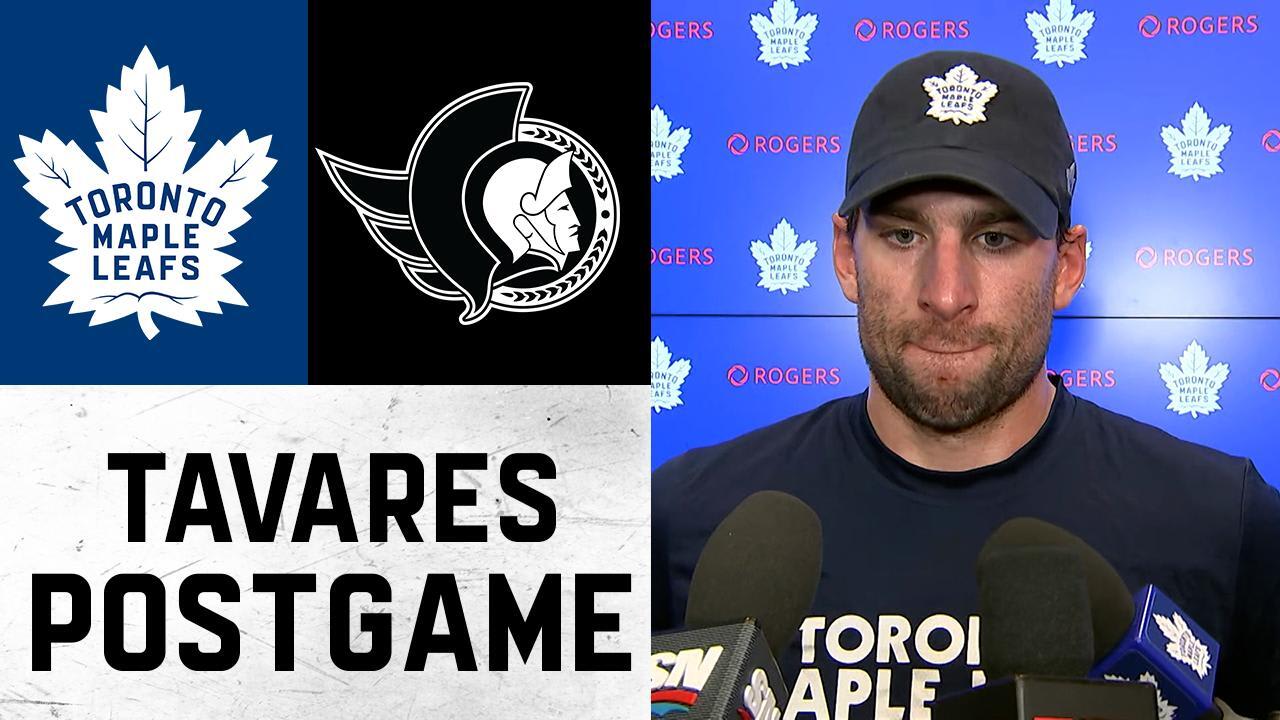 John Tavares Post Game Toronto Maple Leafs