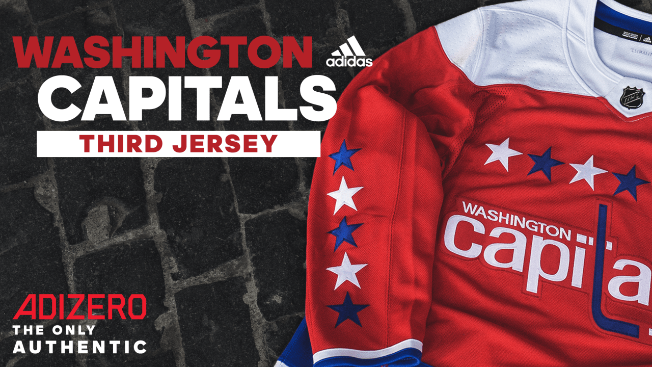 Capitals to Wear Third Jersey for 12 Home Dates in 2019-20