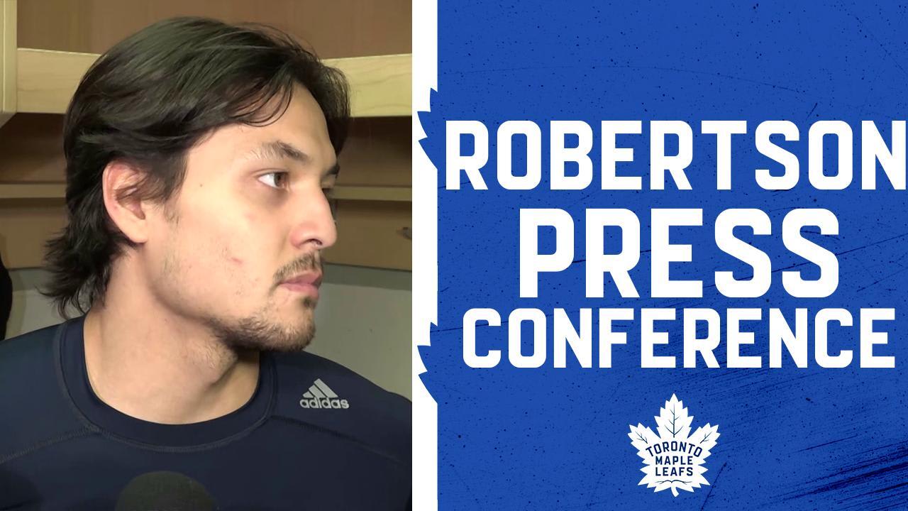 Nick Robertson | Pre Game | Toronto Maple Leafs