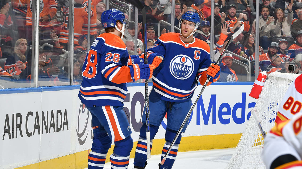 Brown, McDavid lead Oilers to 7-2 win over Flames in pre-season