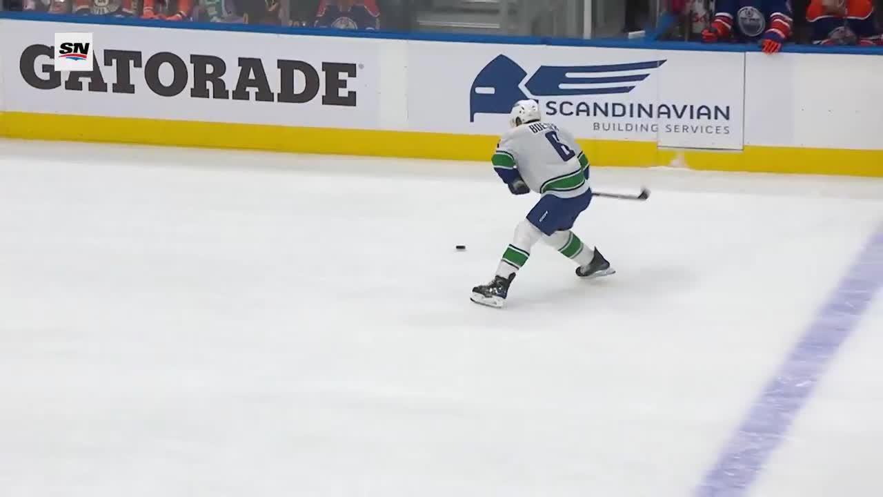 Brock Boeser With A Powerplay Goal Vs. Edmonton Oilers | Vancouver Canucks