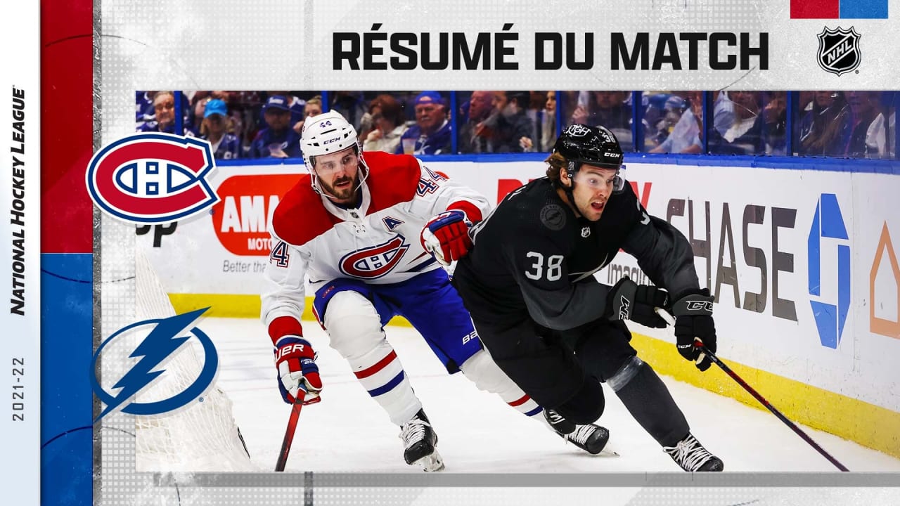 Résumé: MTL 5, TBL 4 (T.B.) | Canadiens De Montréal