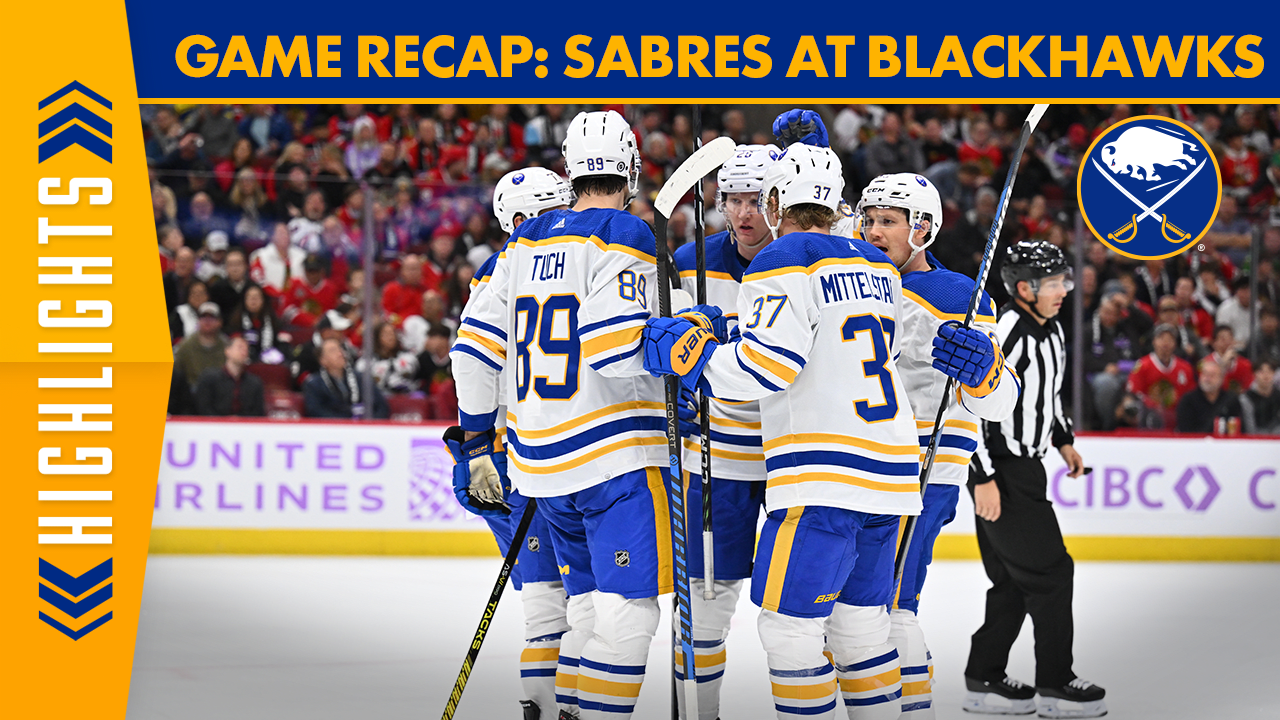 Game Recap Sabres at Blackhawks