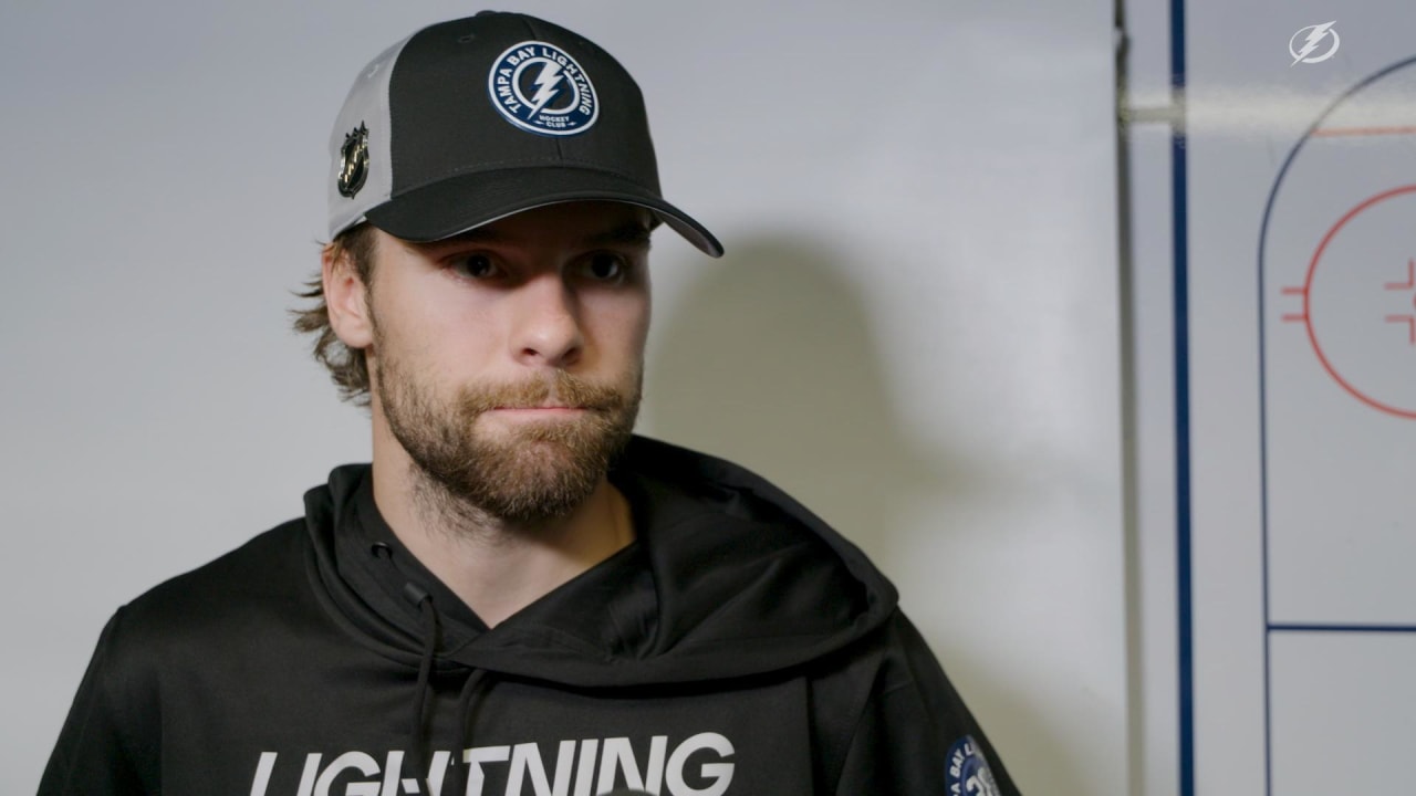 Brandon Hagel | Postgame 2.17.24 | Tampa Bay Lightning