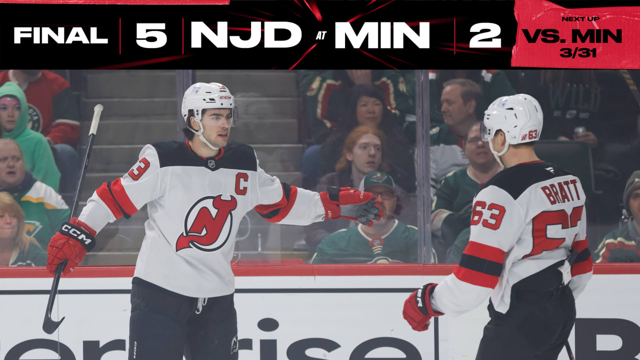 Hischier Hat Trick Leads Devils Past Wild | GAME STORY | New Jersey Devils