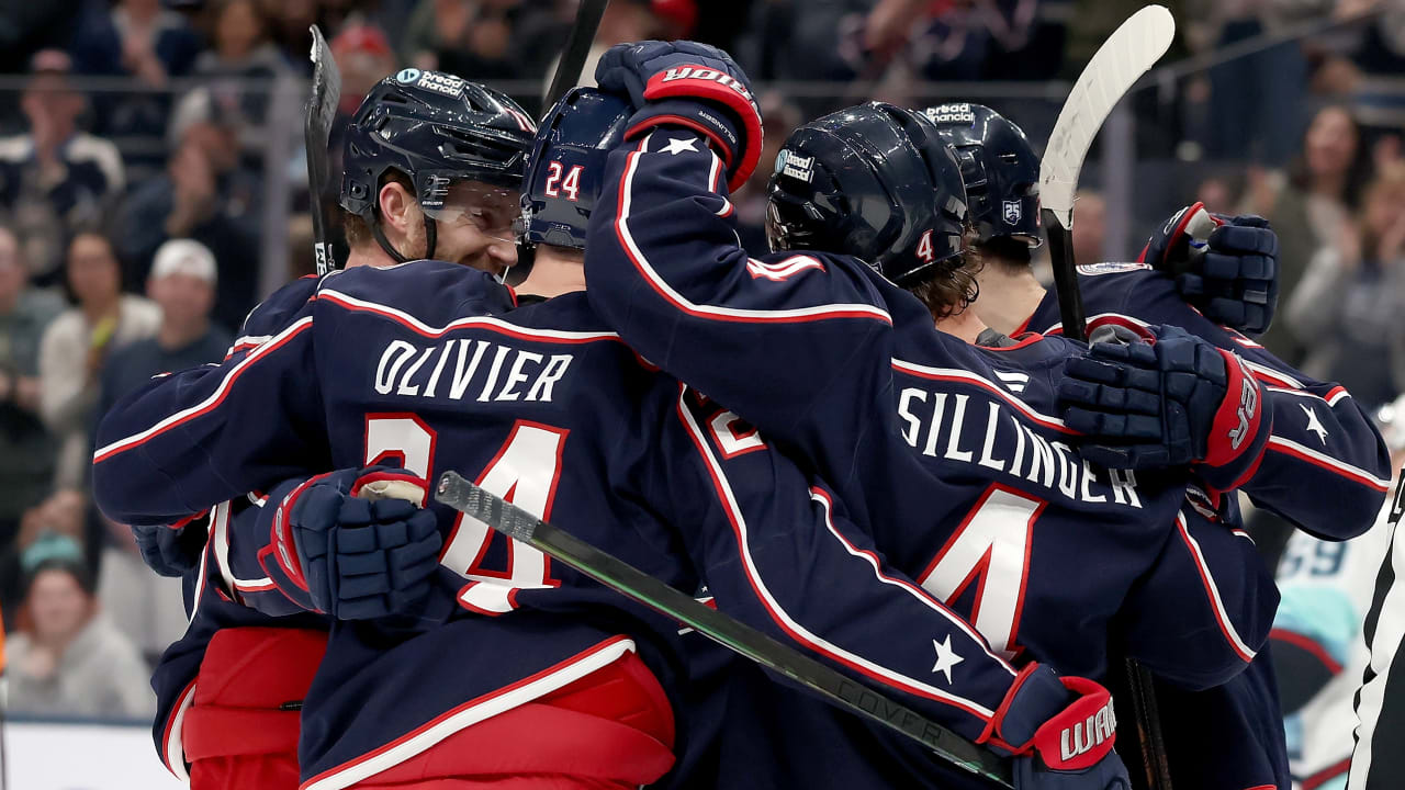 Werenski has 3 assists in 1st, Blue Jackets top Kraken to push point streak to 12