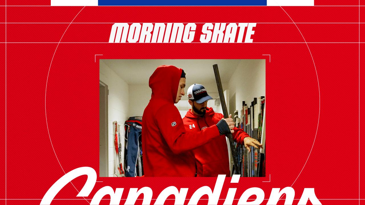 Updates from morning skate – Jan. 15 | Montréal Canadiens