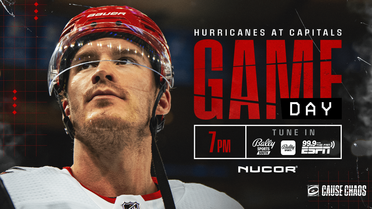 Preview January 5 at Washington Carolina Hurricanes