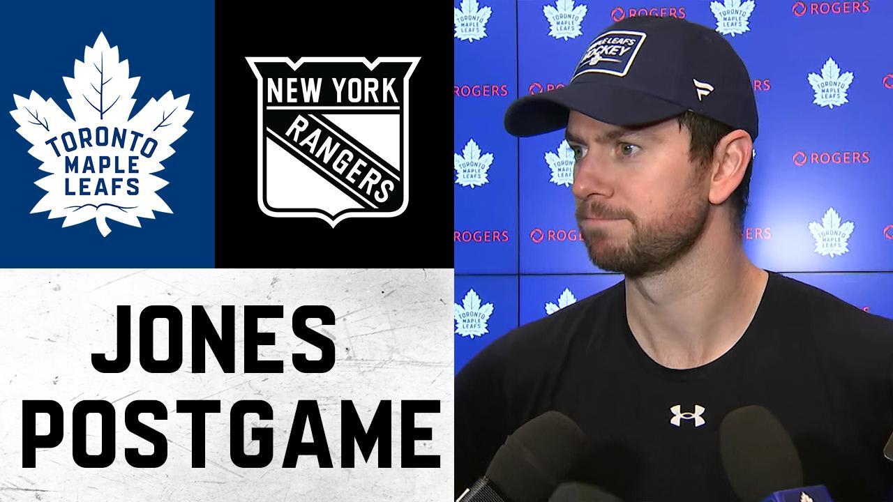 Martin Jones Post Game Toronto Maple Leafs