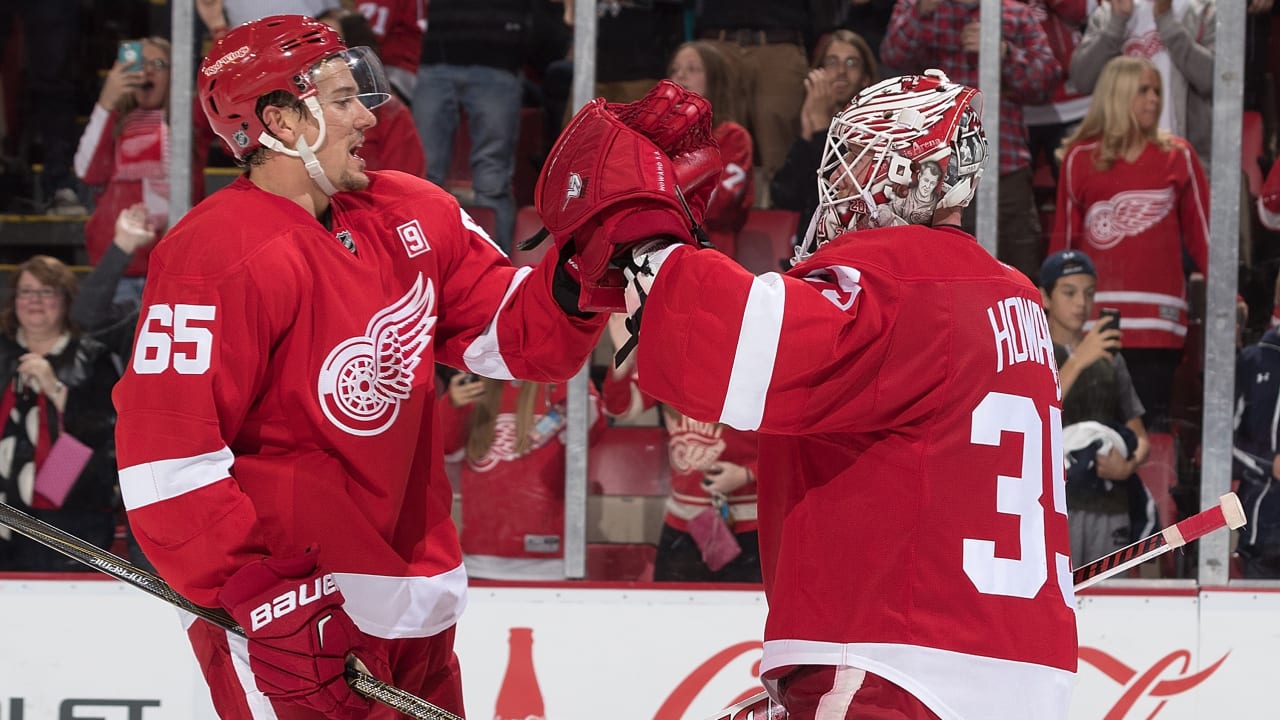 Jimmy Howard will represent the Detroit Red Wings in San Jose