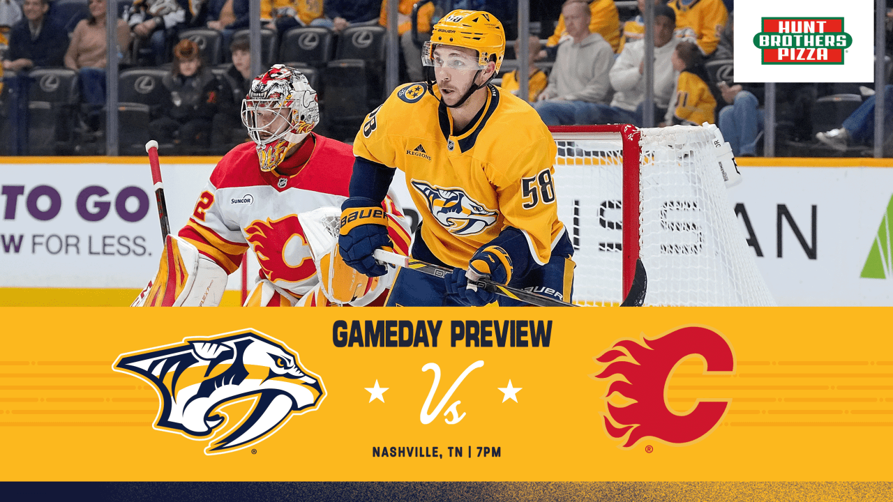 GAME DAY: Flames vs. Preds, December 2 | Nashville Predators
