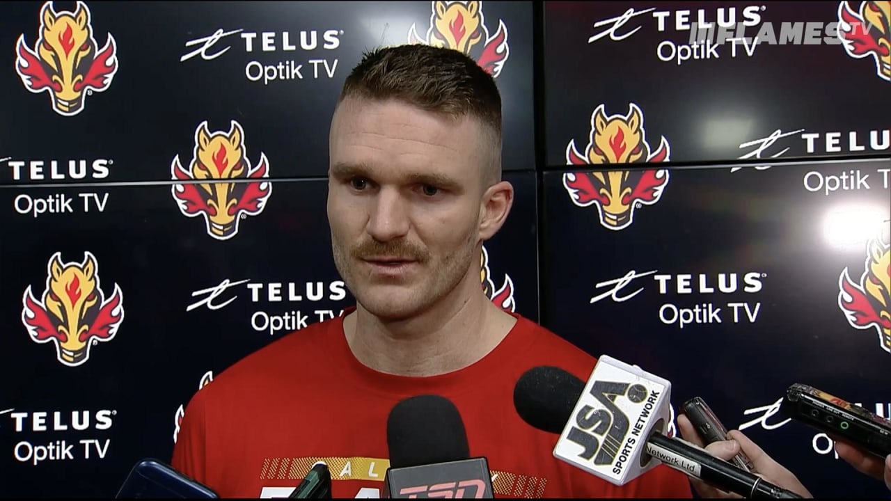 Postgame Huberdeau 16.11.23 Calgary Flames
