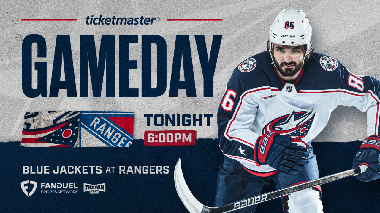 PREVIEW: Blue Jackets, Rangers meet in critical Metro showdown | Columbus Blue Jackets