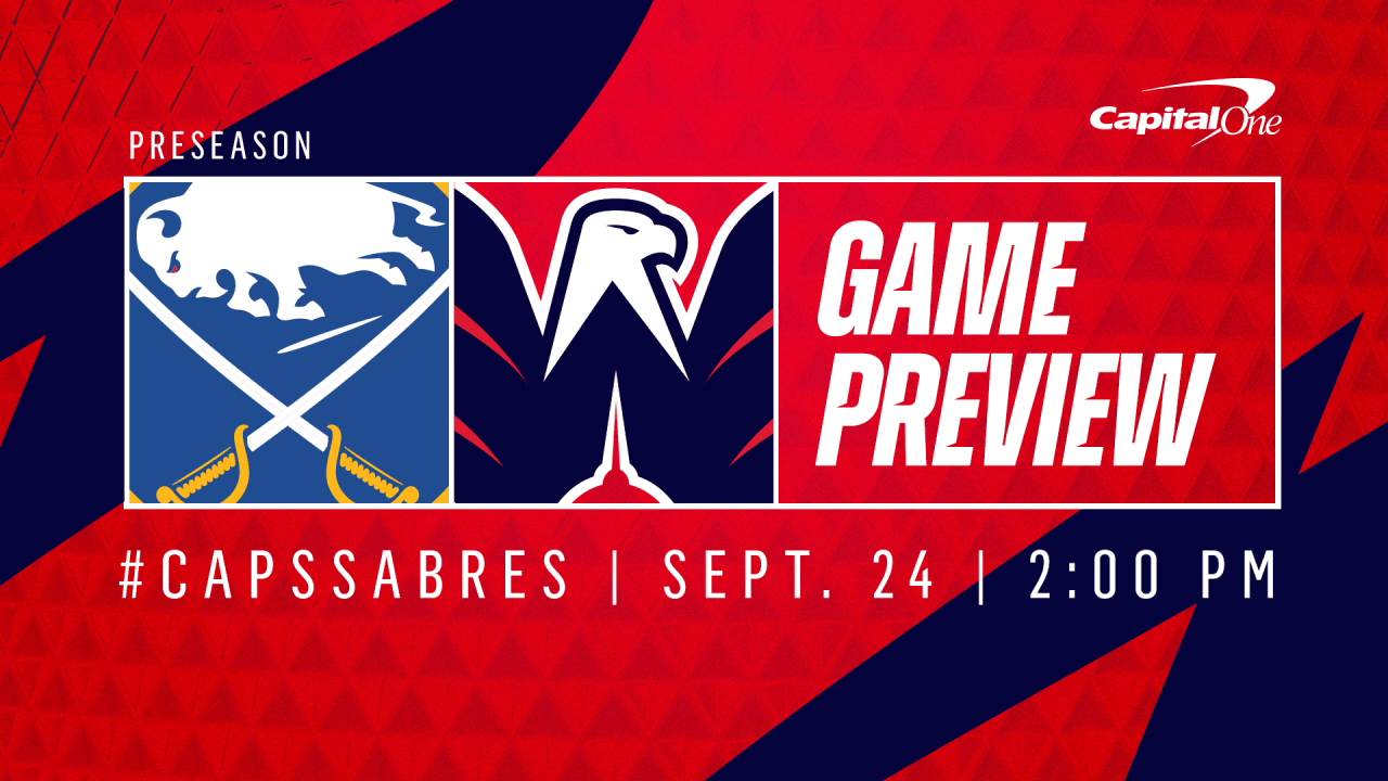 Capitals hockey returns with preseason match against Sabres