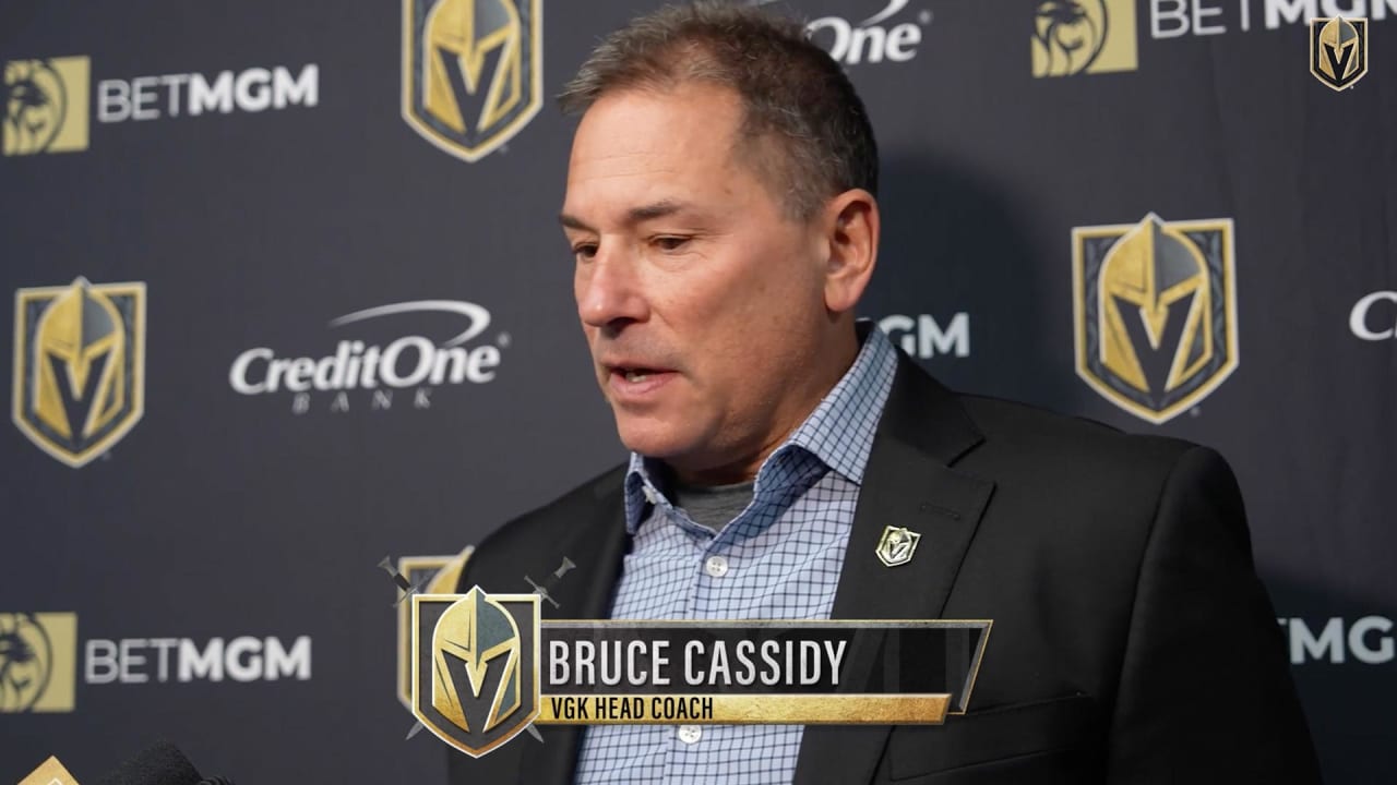 Bruce Cassidy Availability 11/30 Vegas Golden Knights