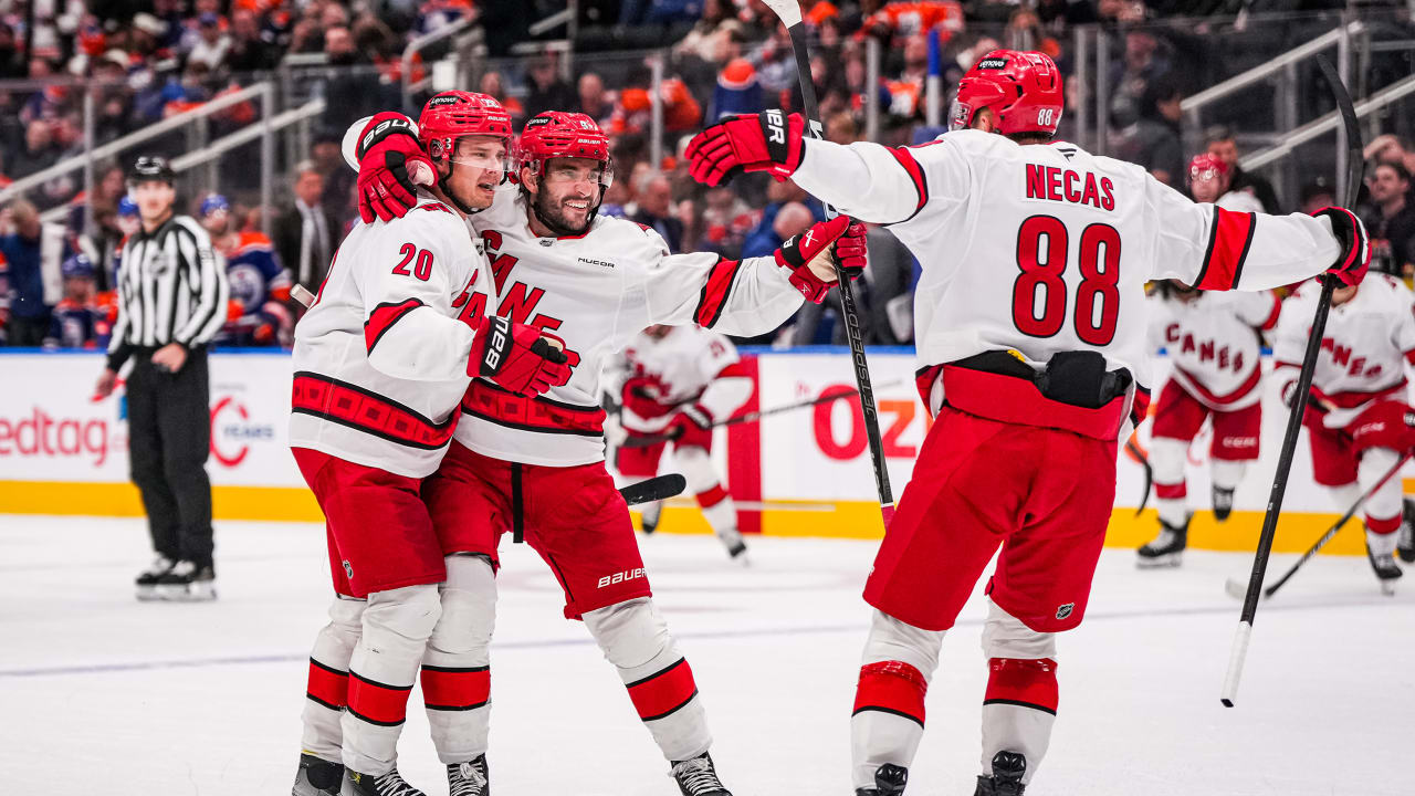 Recap Comeback Canes Win OT Thriller In Edmonton Carolina Hurricanes
