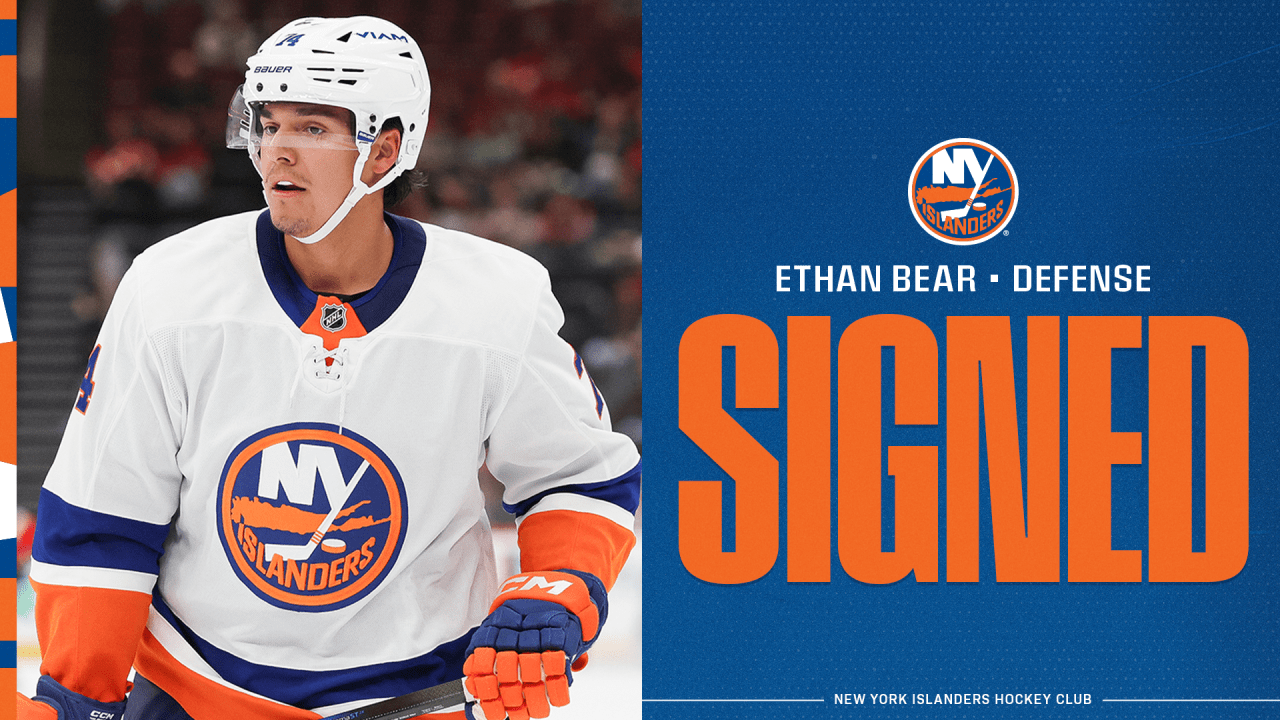 Islanders Sign Defenseman Ethan Bear