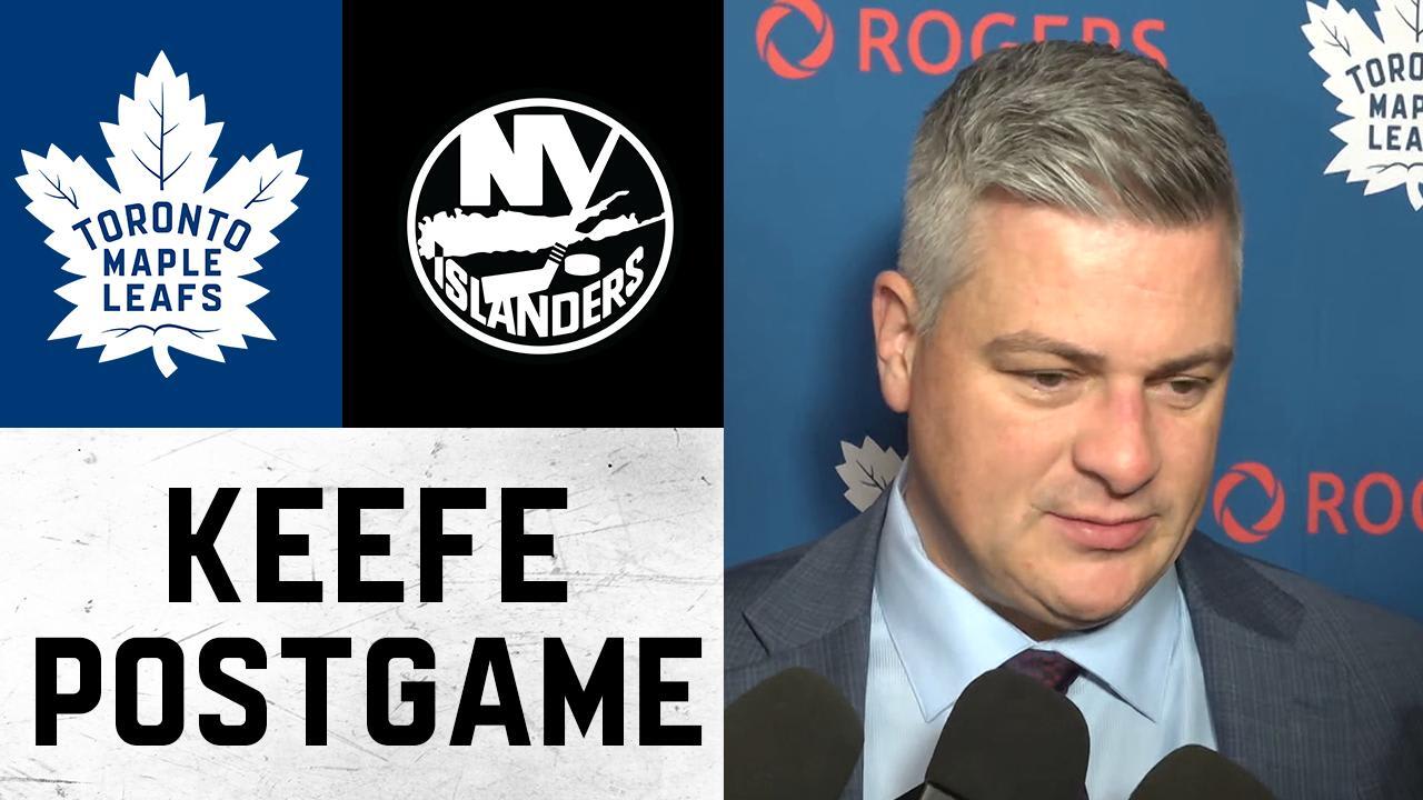 Sheldon Keefe Post Game Toronto Maple Leafs