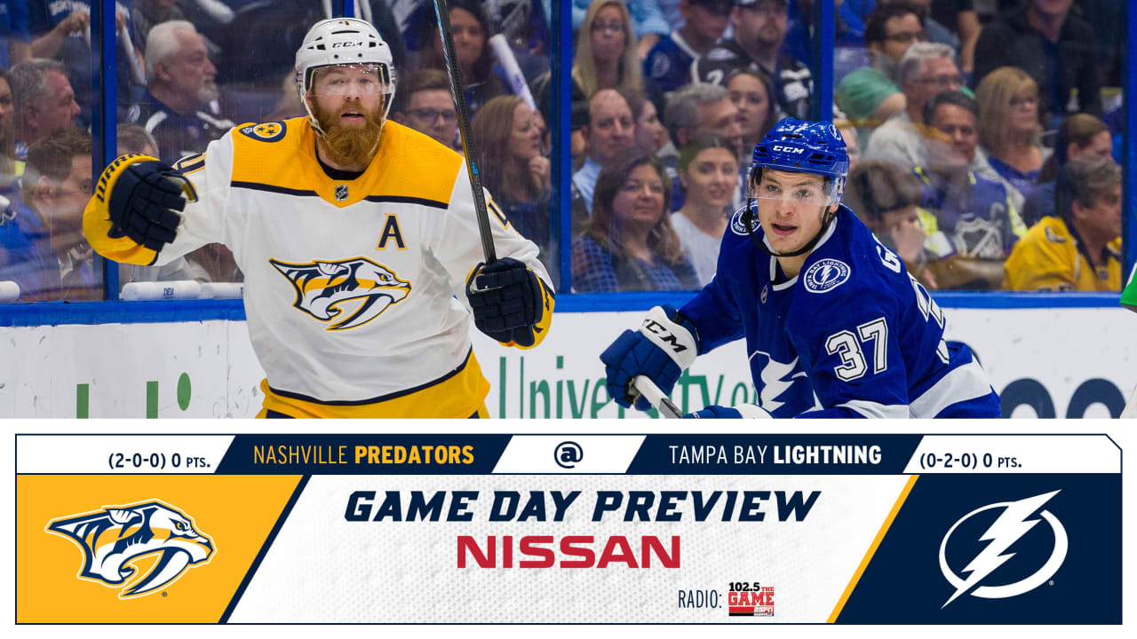 How to Watch, Live Stream Preds at Lightning | Nashville Predators