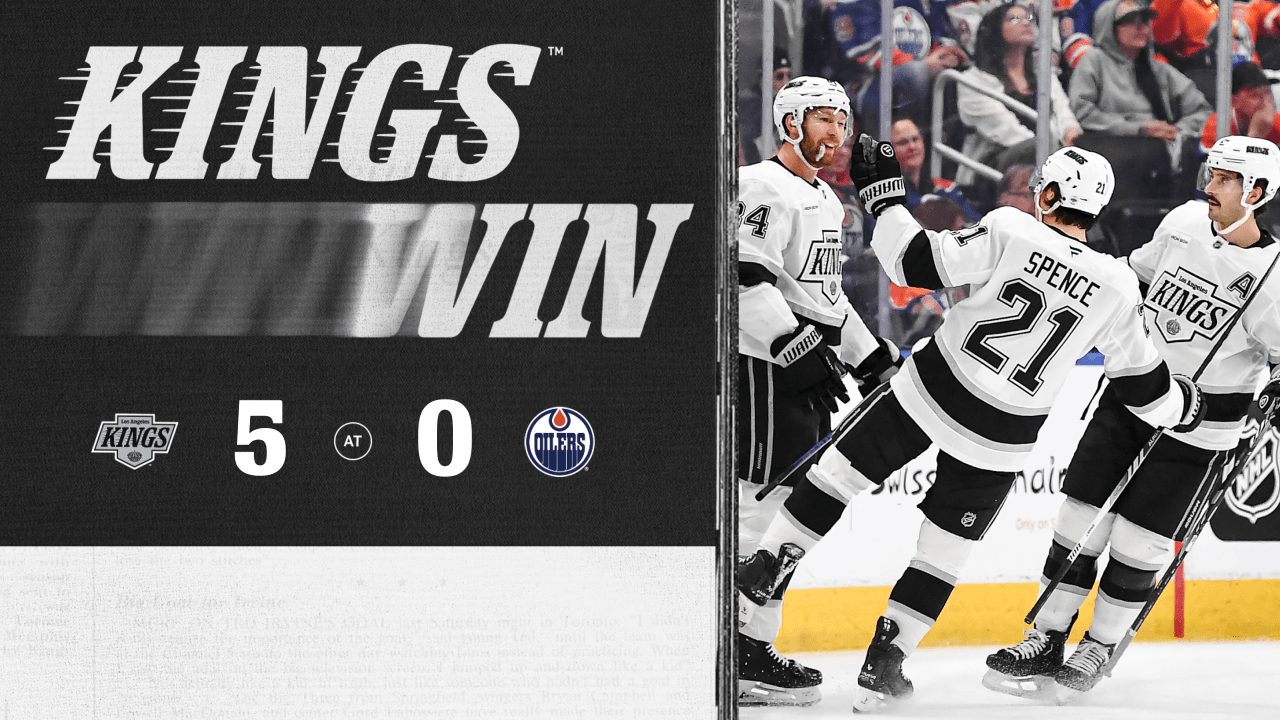 4/14 Final - Kings 5, Oilers 0 | Los Angeles Kings