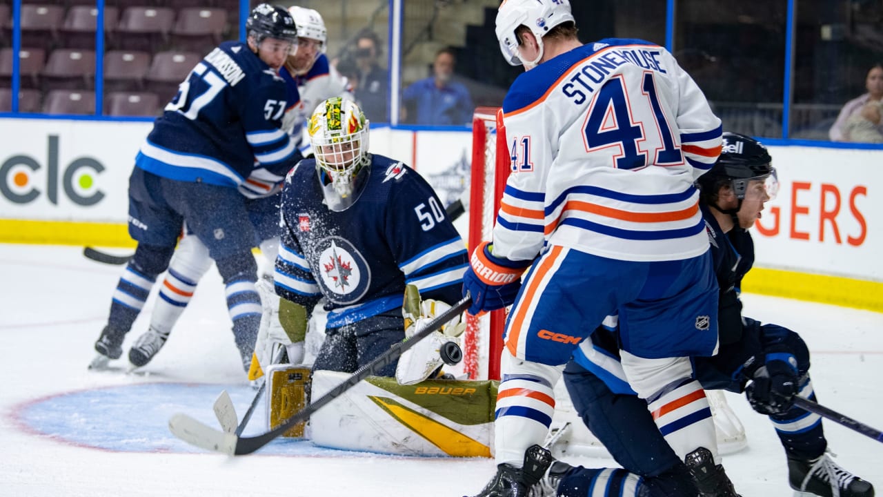 Young Stars Beau Akey scores first goal with Edmonton Oilers in 3