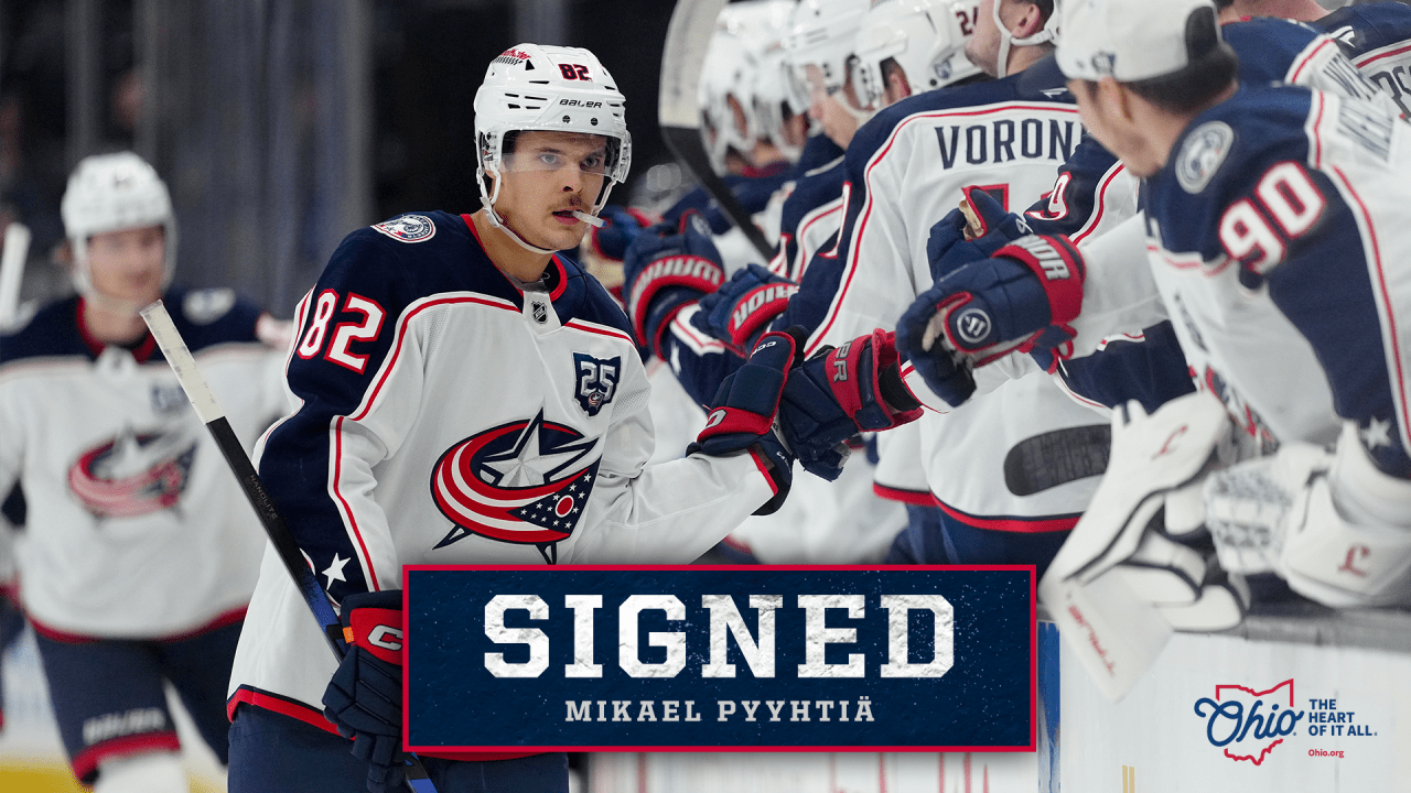 Blue Jackets sign Mikael Pyyhtia to two-year contract extension
