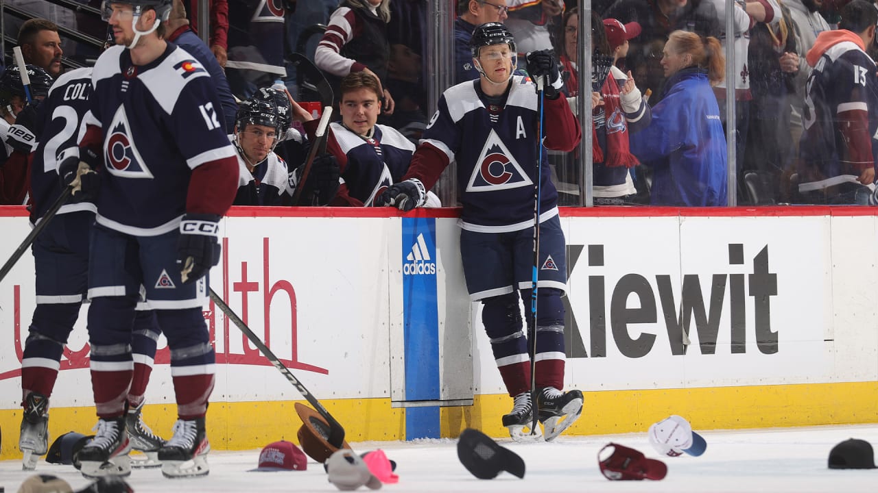 MacKinnon's seventh career hat trick