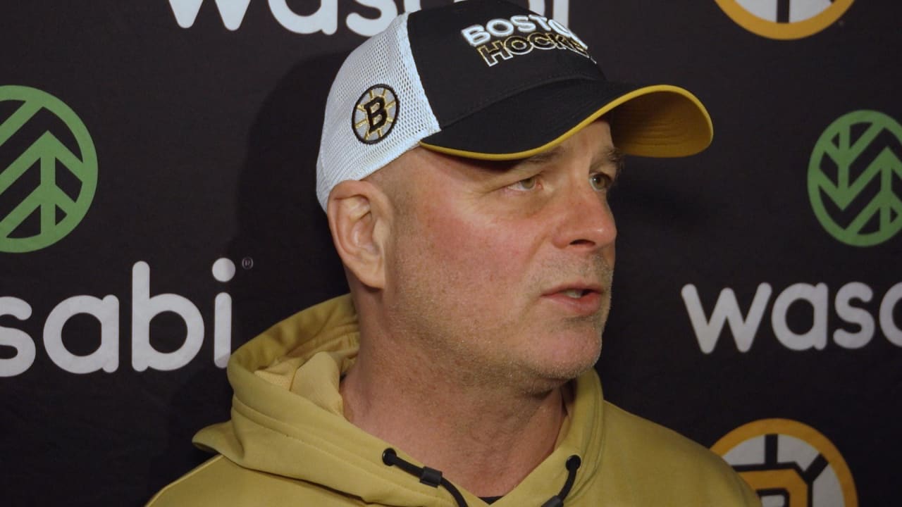 Press Room: Jim Montgomery | Boston Bruins