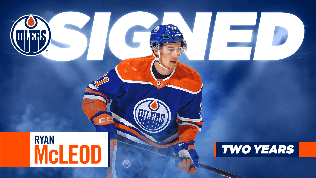 Oilers sign forward Ryan McLeod to entry-level contract