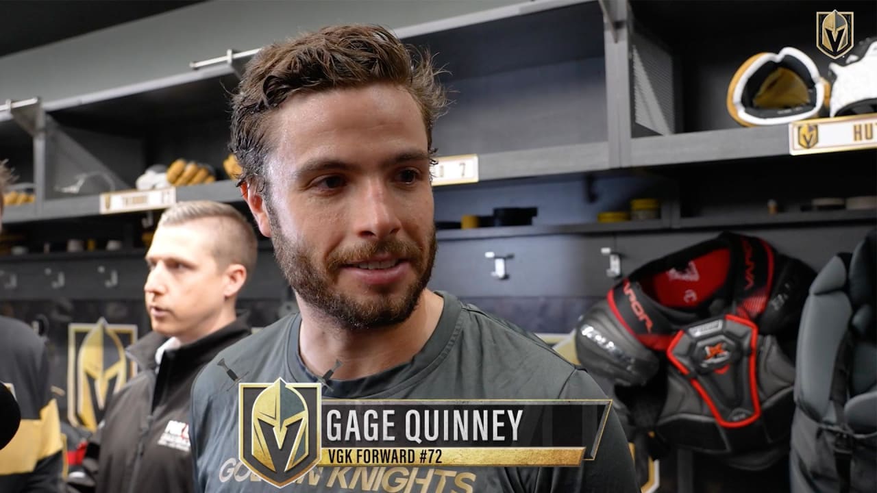 Gage Quinney Availability 10/3 | Vegas Golden Knights