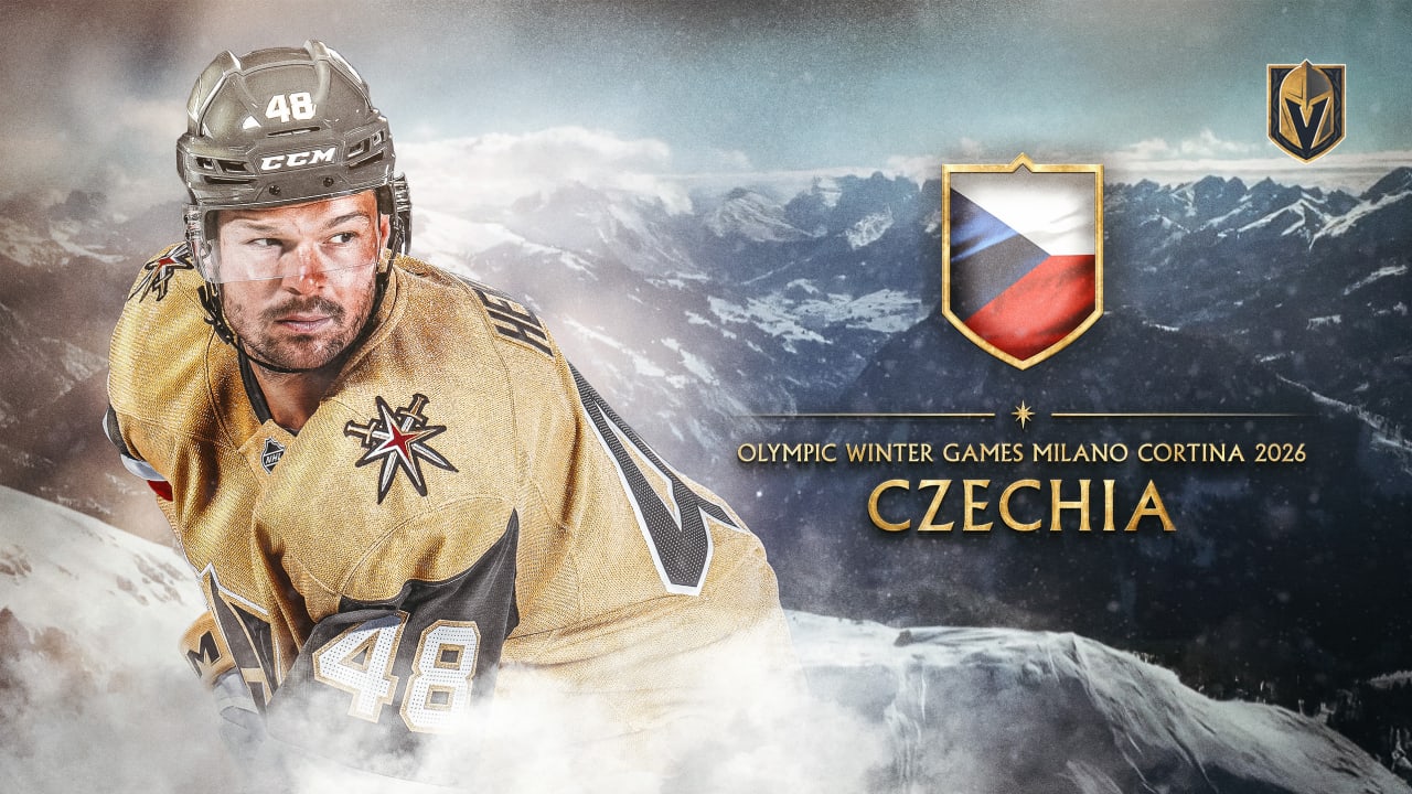 Vegas Golden Knights Forward Tomas Hertl Named to 2026 Czechia Olympic Men's Ice Hockey Roster | Vegas Golden Knights