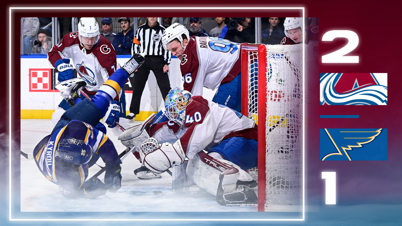 Toews scores late to lift Avalanche past Blues | Colorado Avalanche