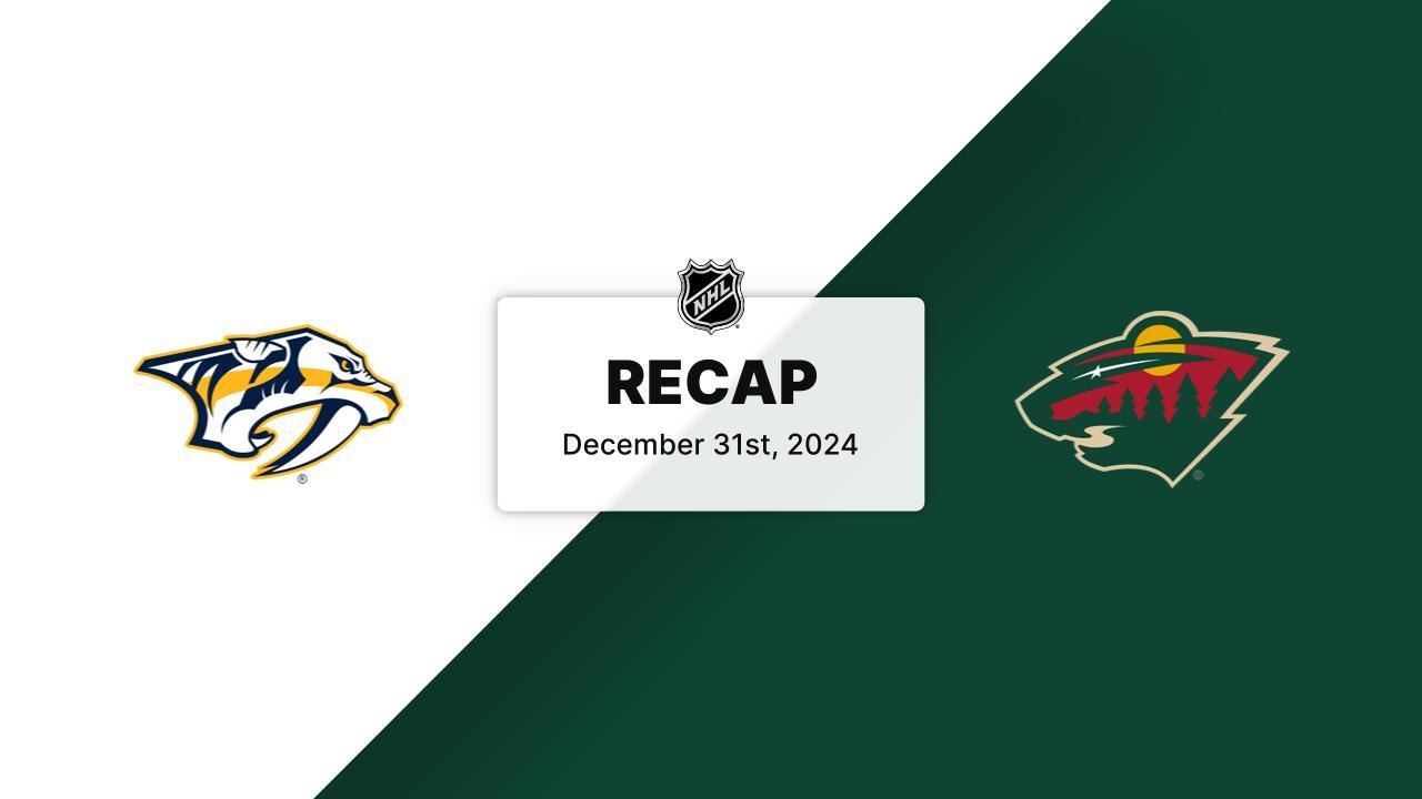 NSH at MIN | Recap | Minnesota Wild