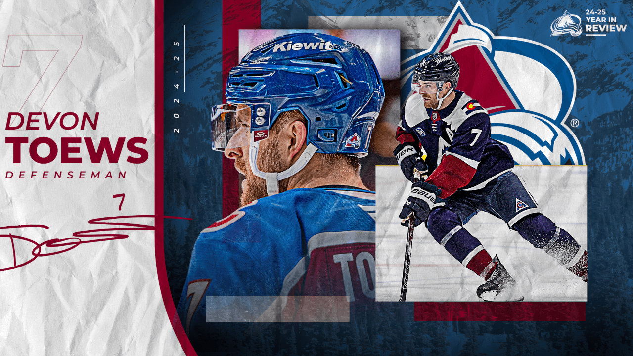Consistency Personified: Devon Toews’ Excellence on Defense Continued in 2024-25 | Colorado Avalanche