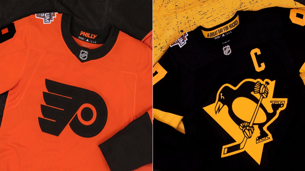 Stadium Series jerseys unveiled for Flyers, Penguins