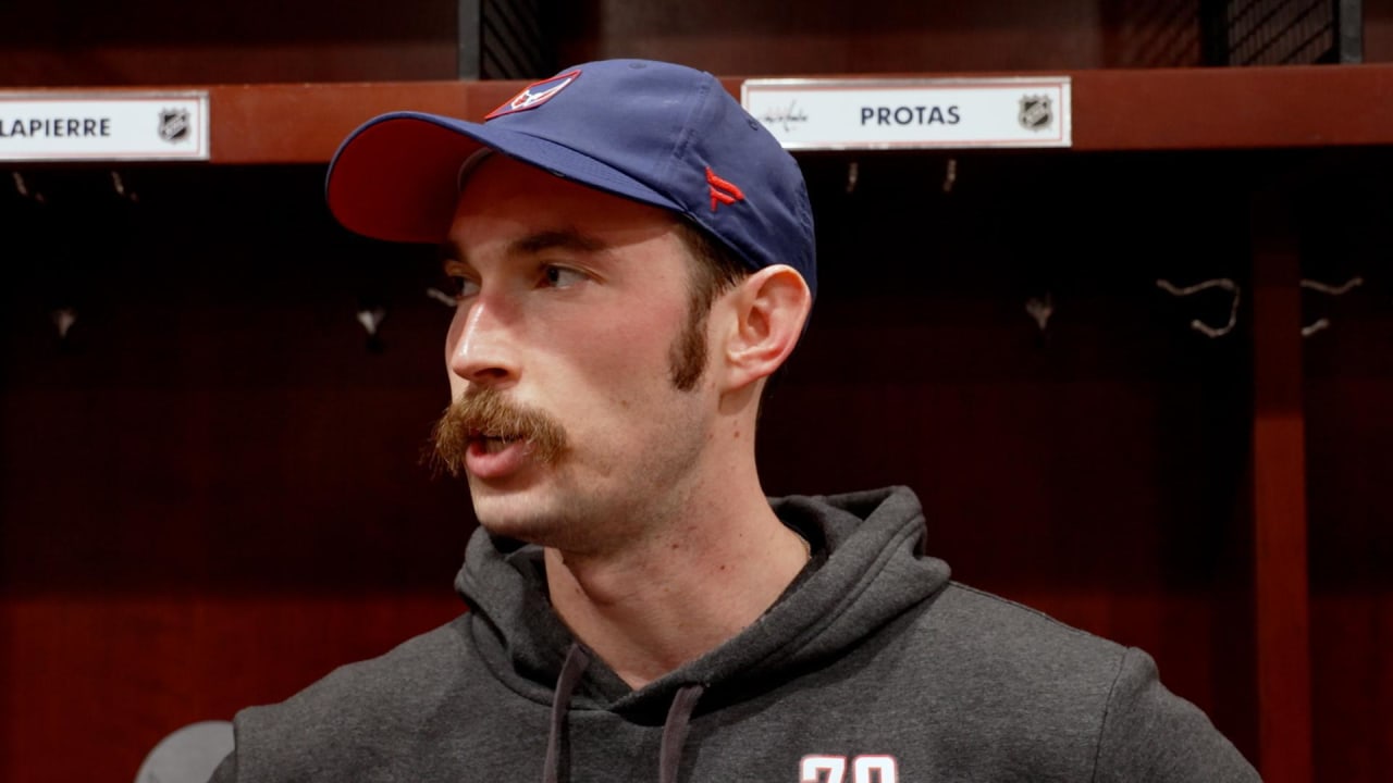 Postgame Charlie Lindgren Washington Capitals