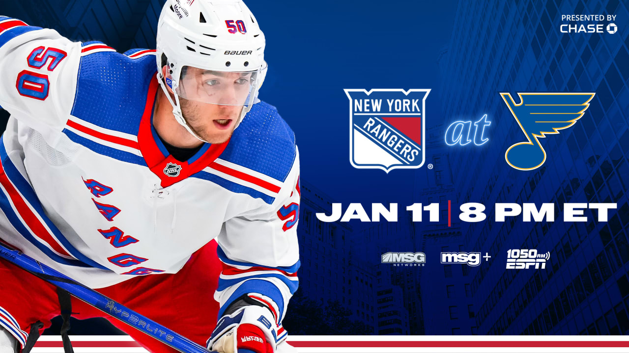 Pregame Notes: Rangers At Blues | New York Rangers